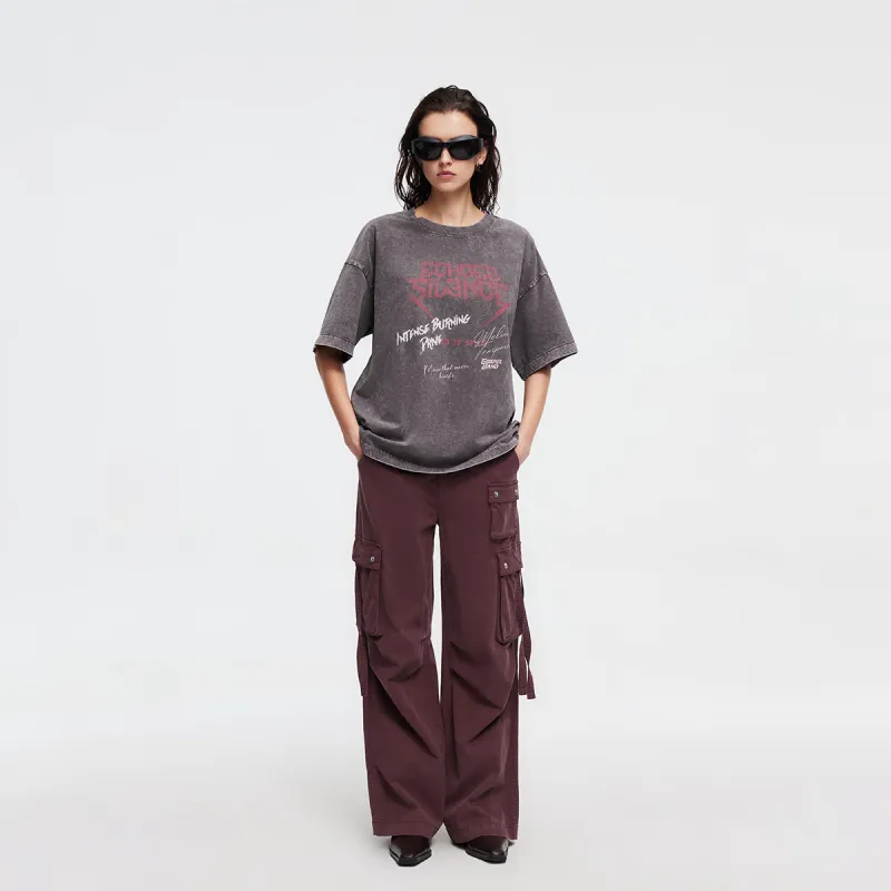 ONLY T Shirts Women's E38 Fleece Gray-2