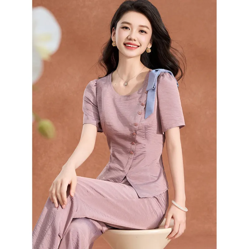 Mylan Casual Suits Women's Pink-2