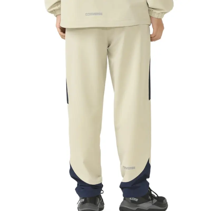 Converse Knitted Sports Pants Women's Natural/Marine Blue-3