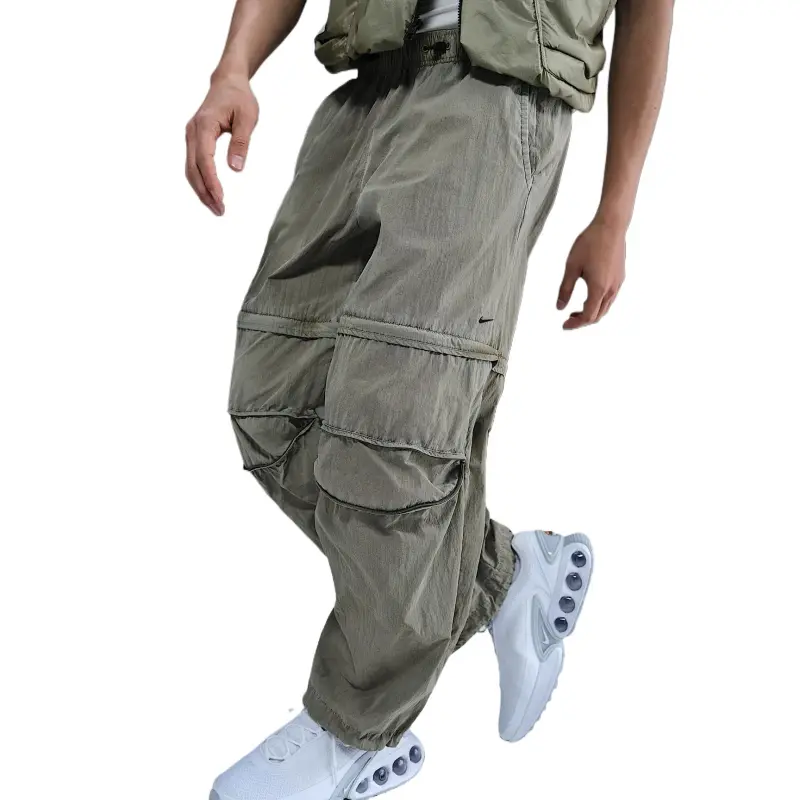 Nike SS25 Casual Pants Men's Green-4