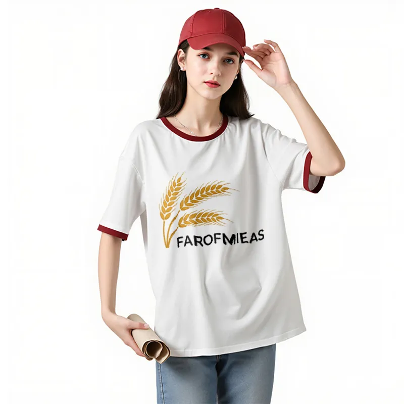 FAIRWHALE Drop Shoulder Sleeve T Shirt Women's-10