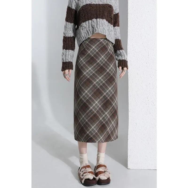 XIANSINIAO Casual Long Skirt Women's-1