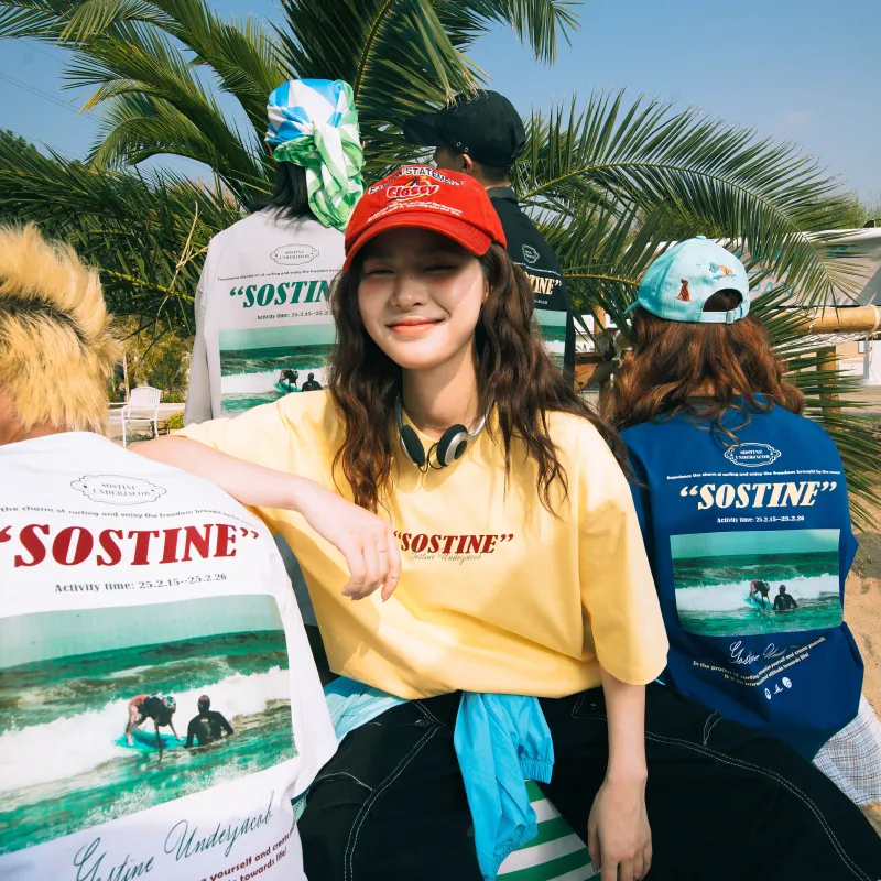 SOSTINE T Shirts Unisex-3
