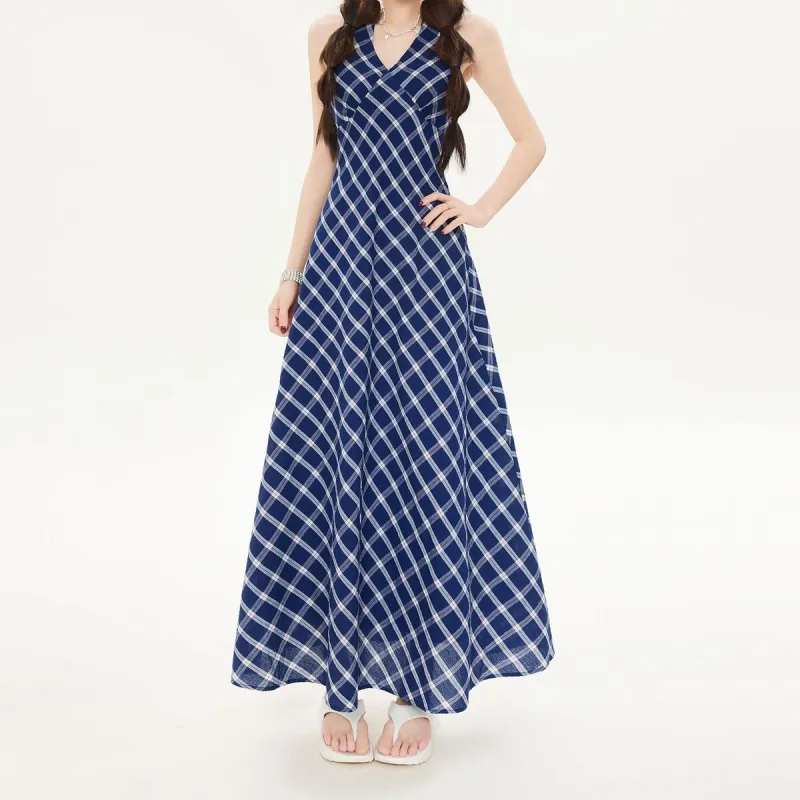 XIANSINIAO Sleeveless Dress Women's-4