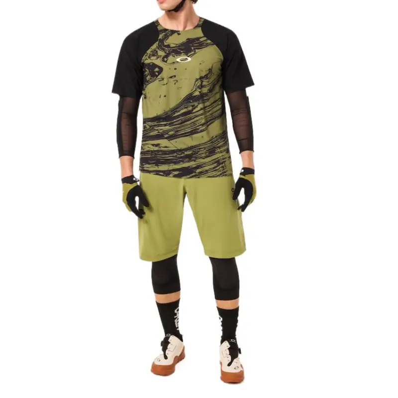 Oakley T Shirt Unisex Binary Swirl Green-7