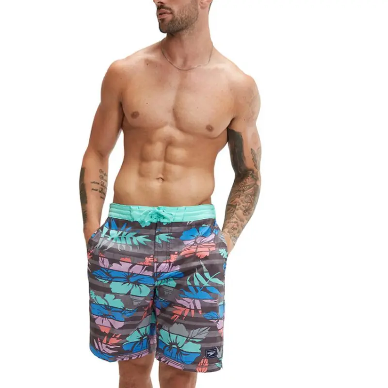 Speedo Swimming Shorts Men's Floral All Over Print-1