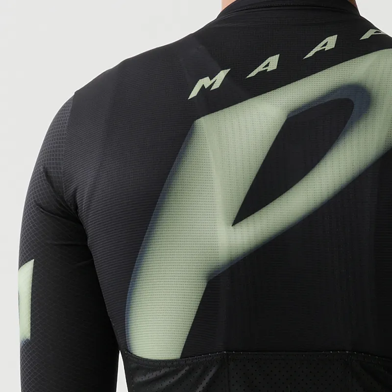 MAAP Spring Summer ORBIT PRO AIR LS JERSEY 2.0 Cycling Clothing Men's Interstellar Black-2