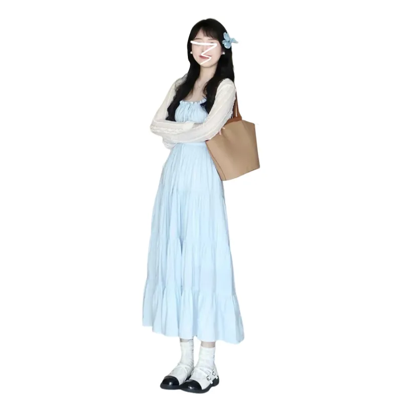 XIANSINIAO Slip Dresses Women's Image Color-4