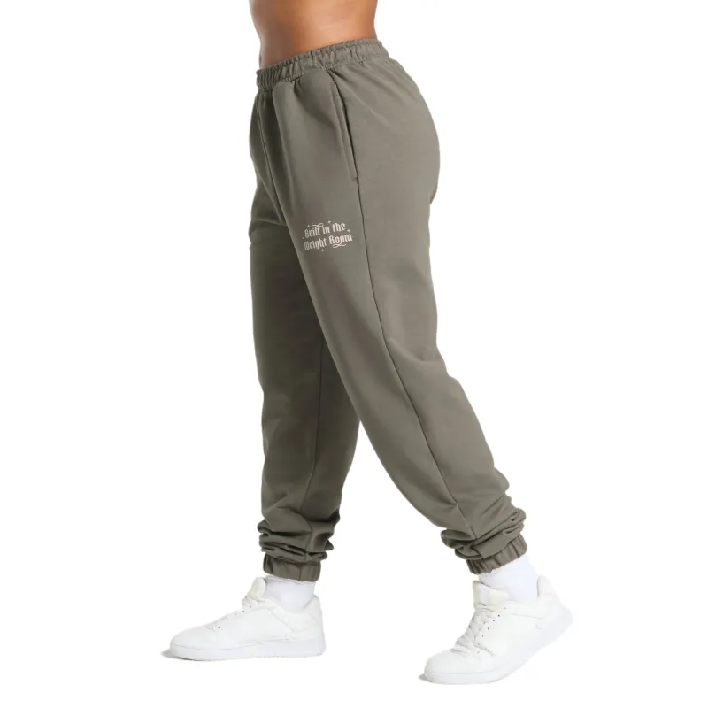 GYMSHARK Built In The Weight Room Joggers Knitted Sweatpants Women's Brown-2