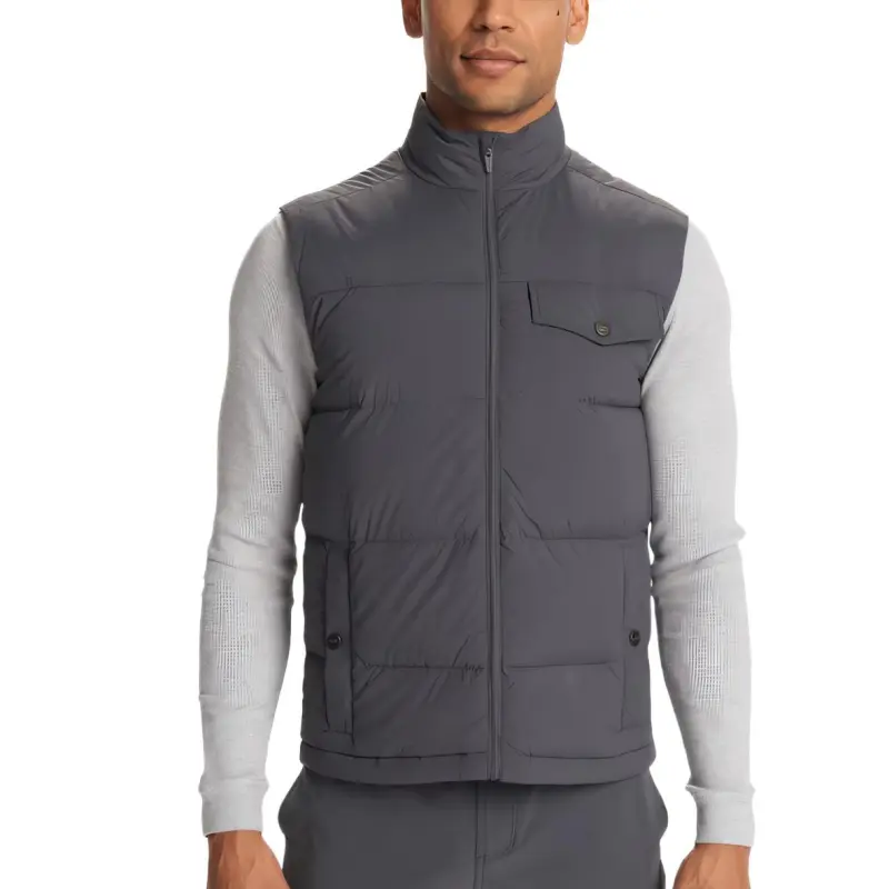 Vuori FW/AW23 Vest Men's Charcoal Black-1