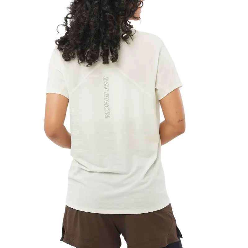 SALOMON SENSE AERO T-Shirt Women's Ice Pillar White-2