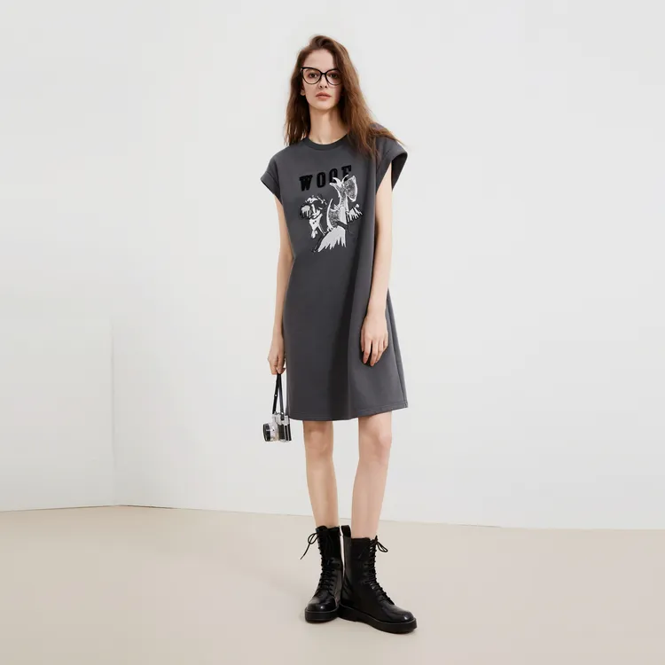 ELLE Fun Series Sleeveless Dress Women's-6
