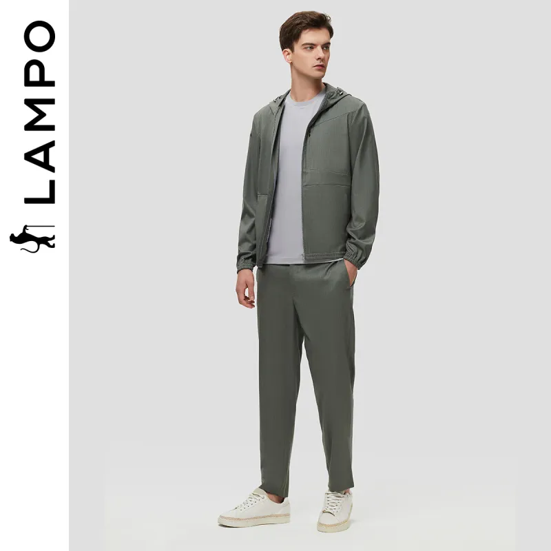 LANBAO Casual Pants Men's Army Green-2