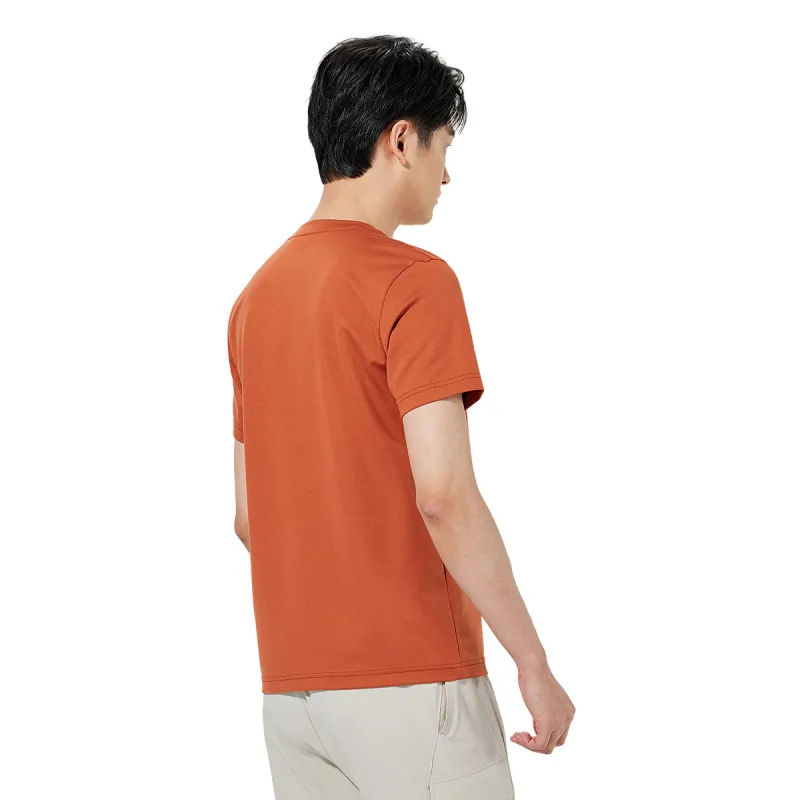 LESS IS MORE T Shirts Men Ginger Orange 25XTX3371Y-1
