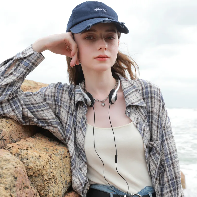 3COLOUR Shirt Women's Glacier Blue Plaid-4