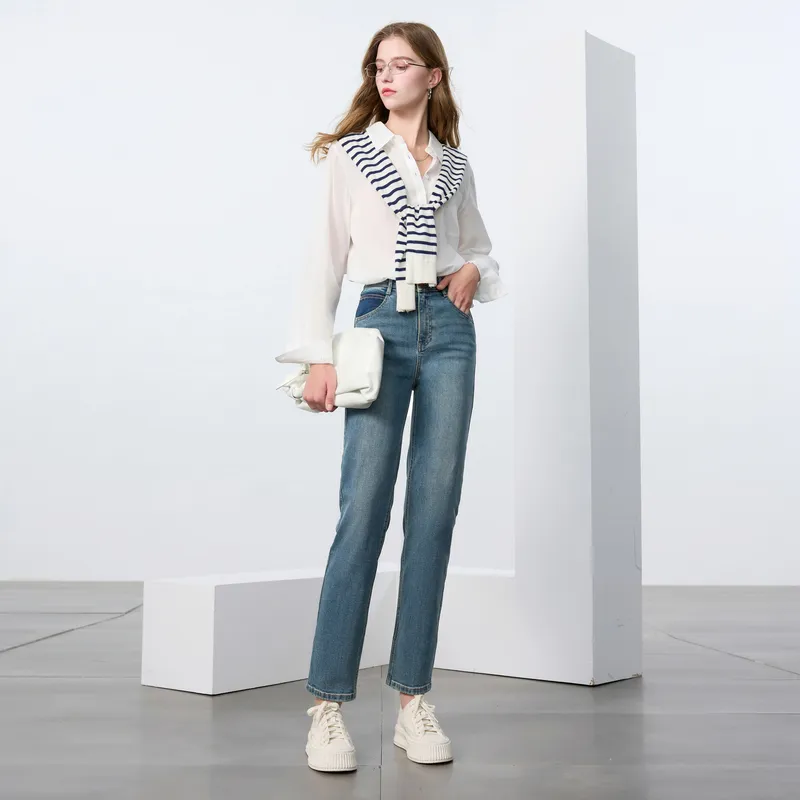3COLOUR Jeans Women's Haze Blue-6