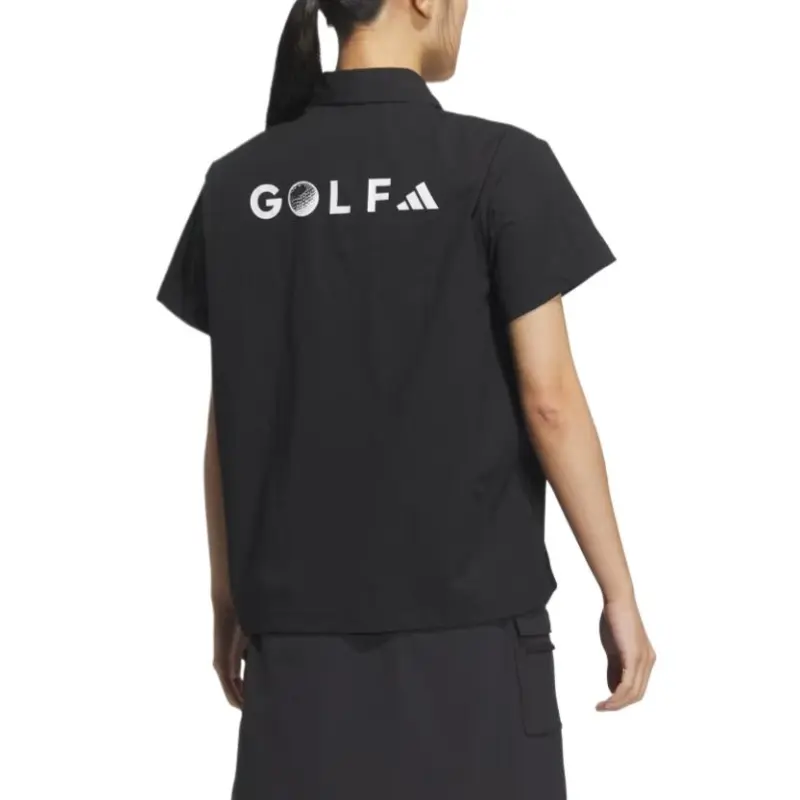 Adidas Golf Polo Shirt Women's Black-2
