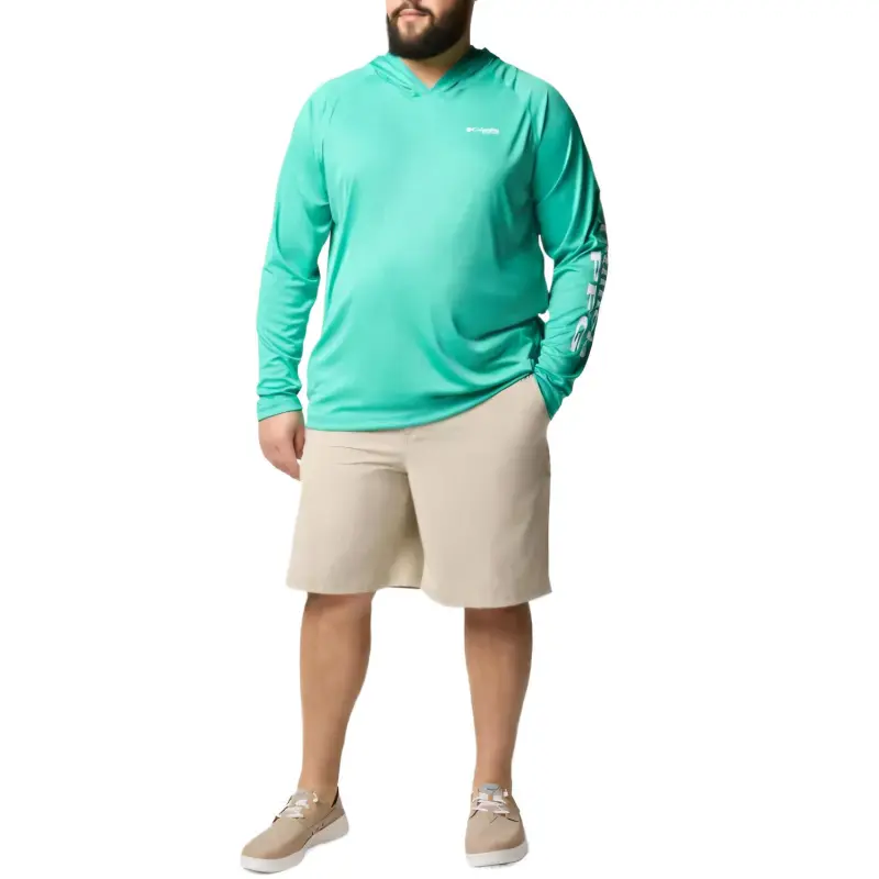 Columbia PFG Terminal Tackle Sweatshirt Men's Enamel Green-3