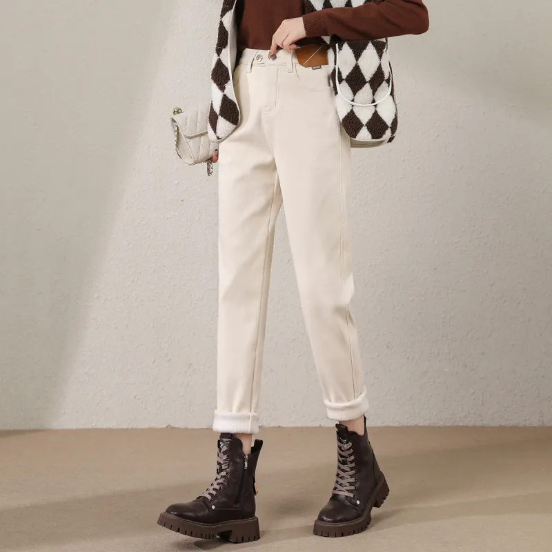 TERRE BLEUE Fall Winter Jeans Loose Fit Women's-5