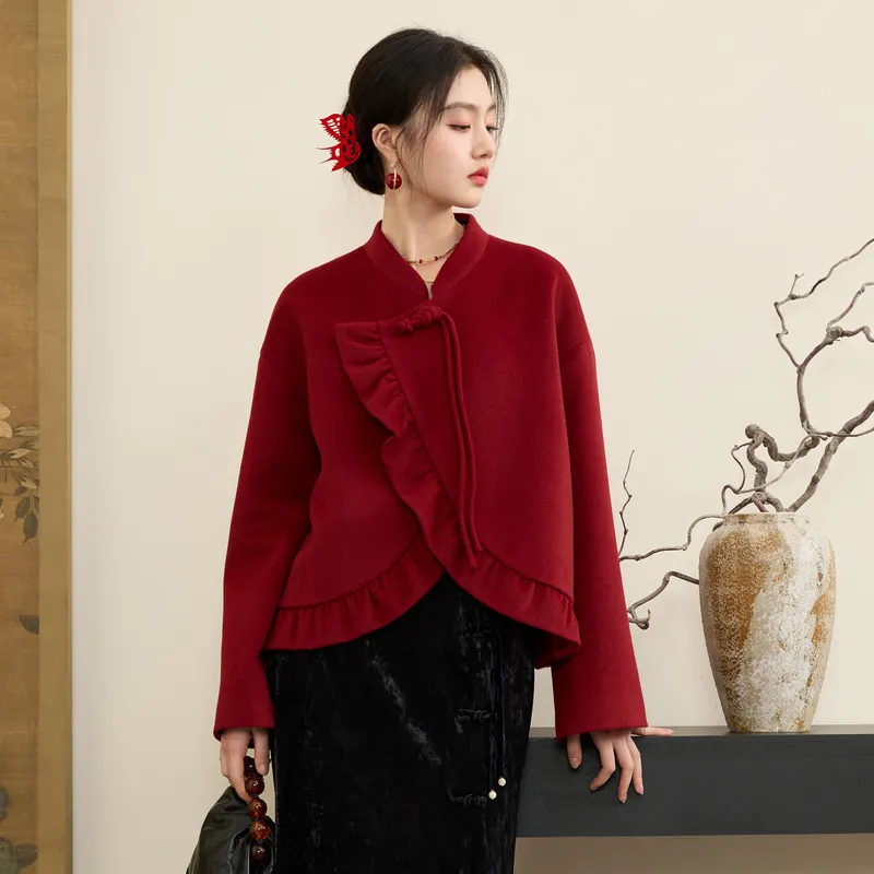 3COLOUR Coats Women's Red-6