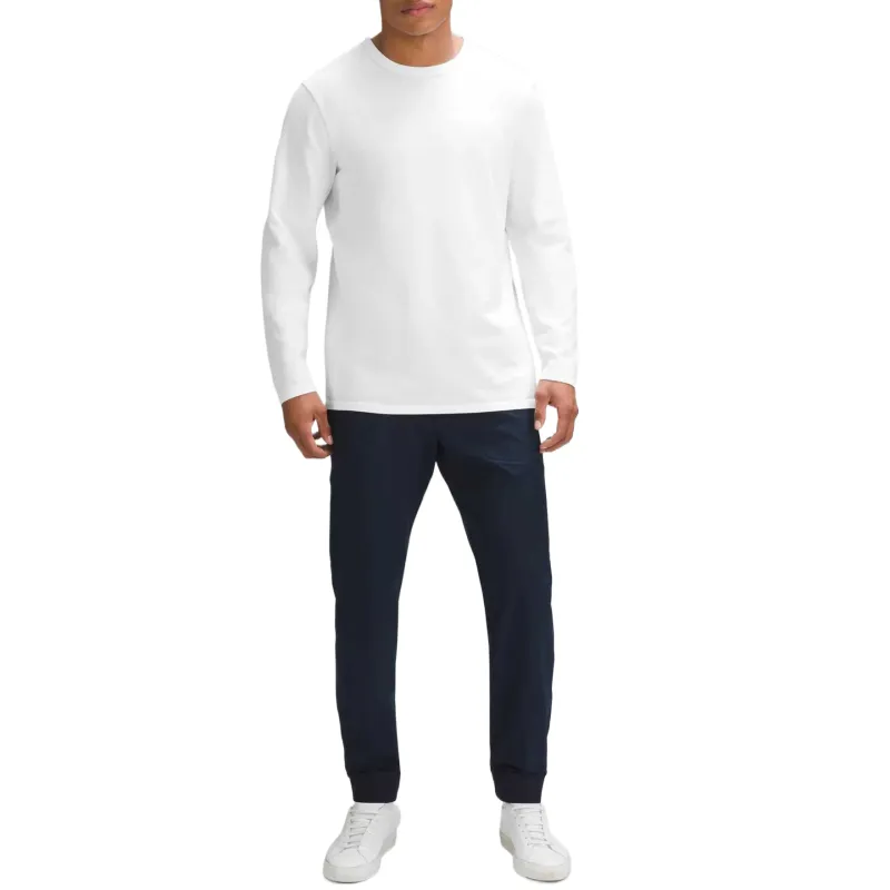 Lululemon Cotton Jersey Long Sleeve Shirt Men's White-2