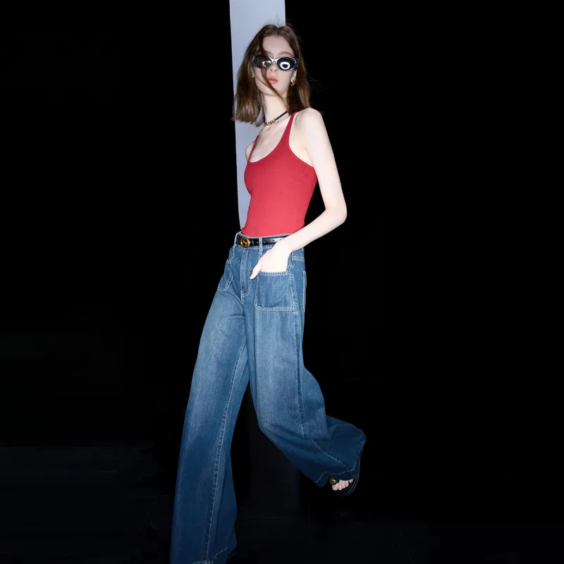 3COLOUR Jeans Women's Marine Blue-3