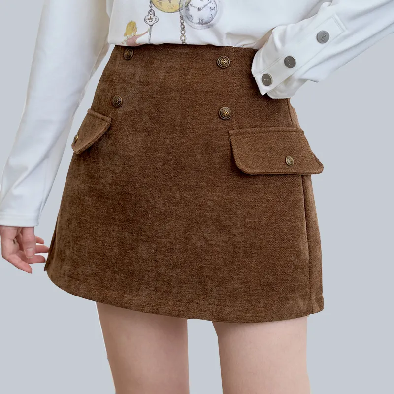 ELF SACK Casual Short Skirts Women's-8