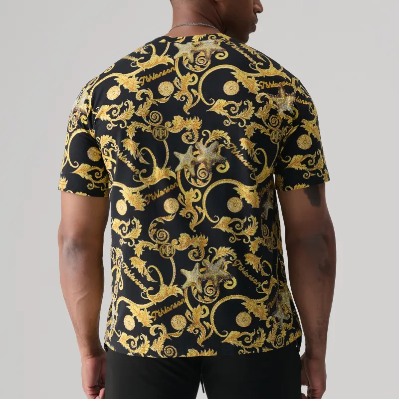 TCH T Shirt Unisex Black Base Gold Logo-6