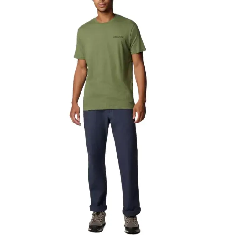 Columbia T-Shirt Men's Dark Green-3