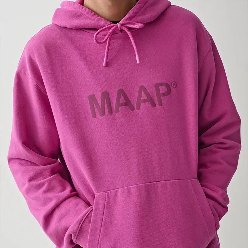 MAAP Essentials Hoodie Magenta Sweatshirt Men's Cherry Red-2