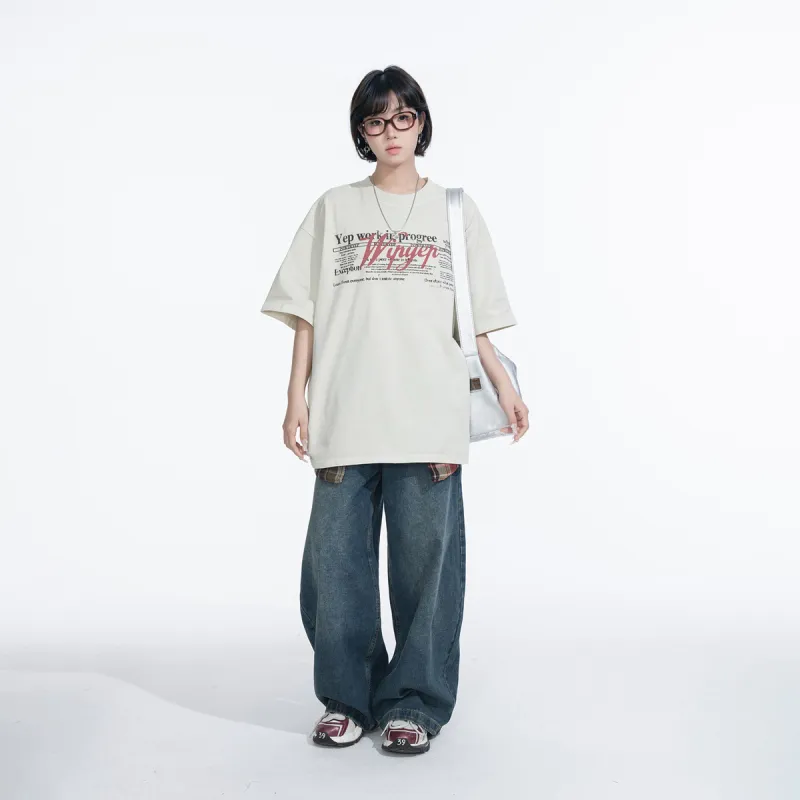 YEP Summer Regular T Shirt Unisex Concrete Gray-3