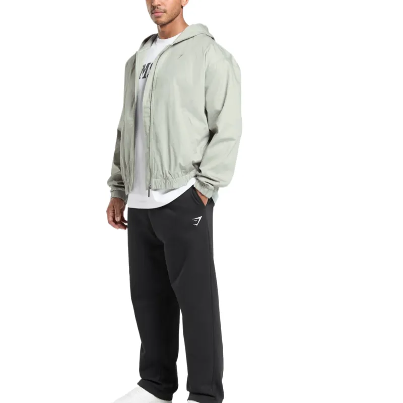 GYMSHARK Oversized Hooded Jacket Men's Green-3