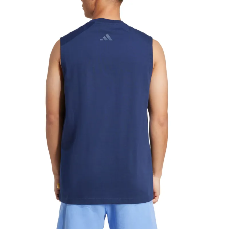Adidas Tank Top Men's Dark Indigo-2