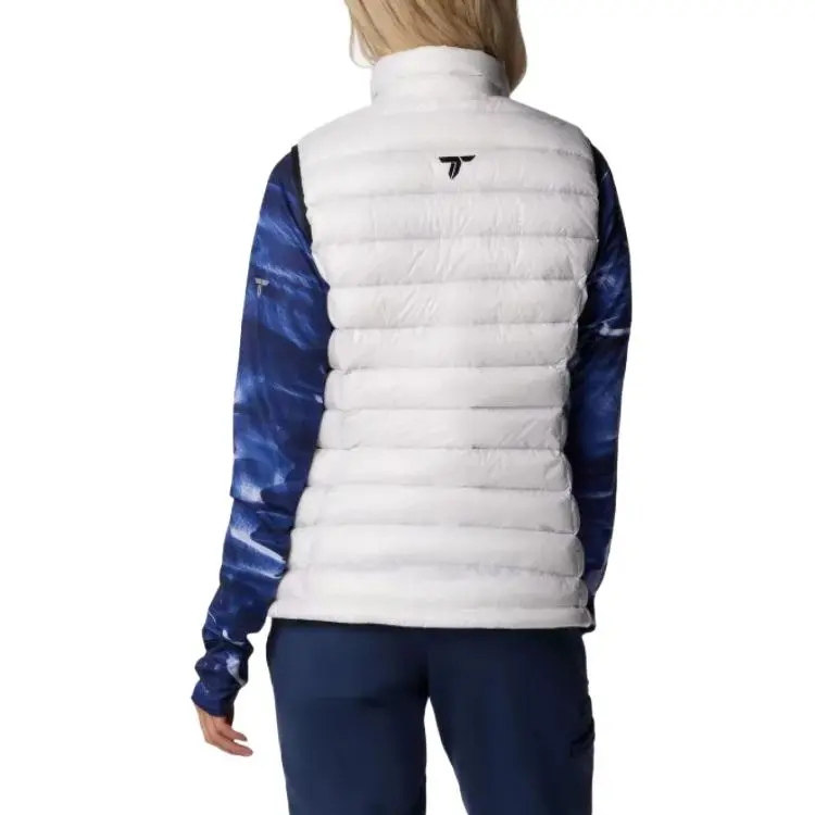Columbia Omni-Heat Arctic Crest Titanium Omni-Shield Vest Women's White-1