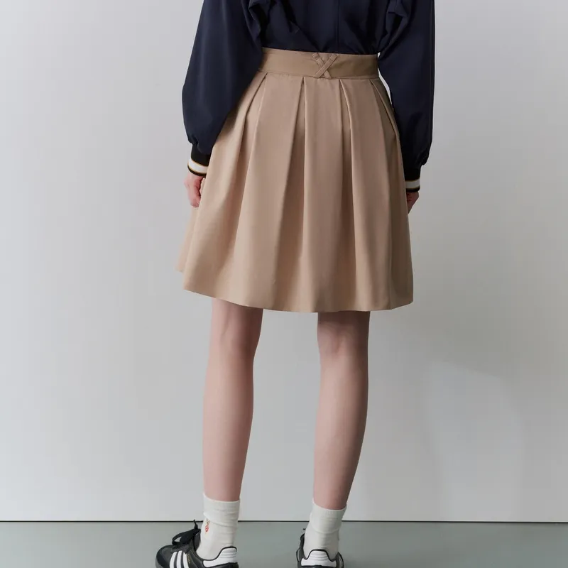 Teenie Weenie Casual Short Skirts Women's Khaki-3
