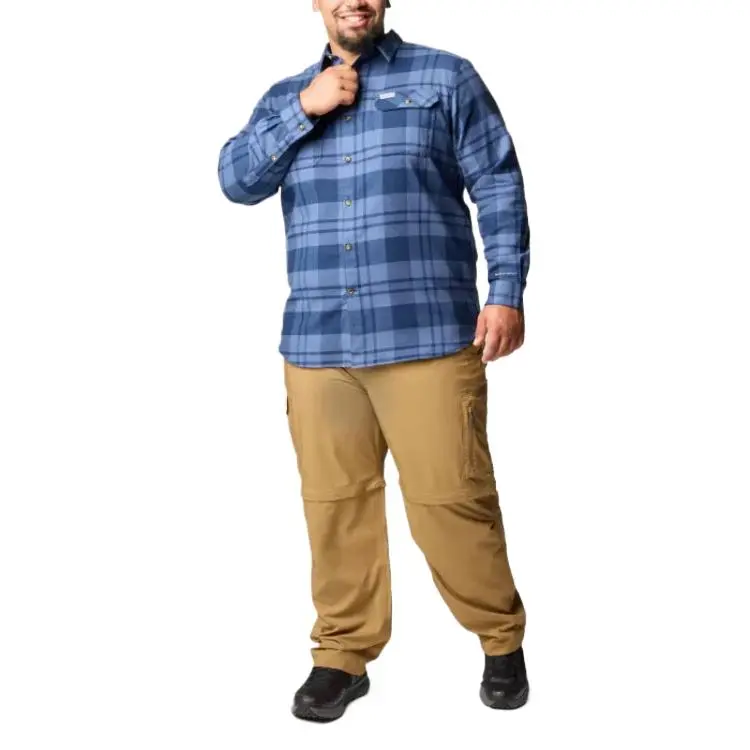 Columbia Flare Gun™ Stretch Flannel Shirt Men's Marine Blue-3