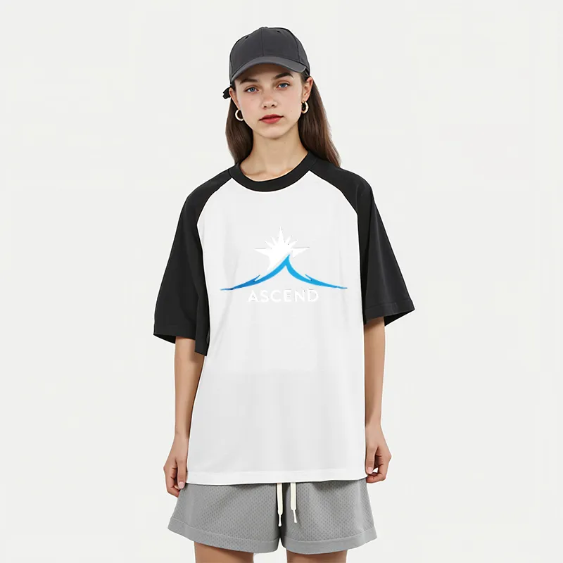 FAIRWHALE Drop Shoulder Sleeve T Shirt Women's-6