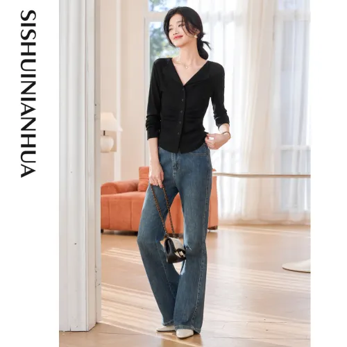 Like The Age Of Water Spring Knitwear Slim Fit Women's