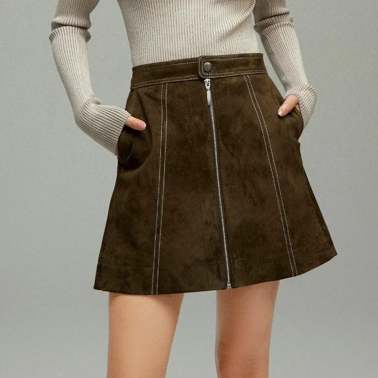 ONLY Leather Short Skirts Women's-2