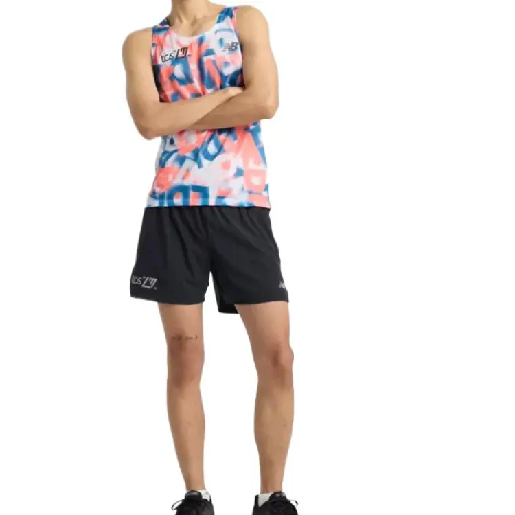 New Balance London EditionAthletics Singlet Tank Top Men's Blue-2