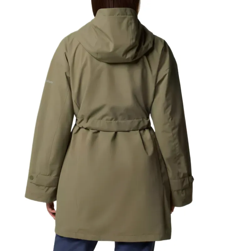 Columbia Trench Coats Women's Green-1