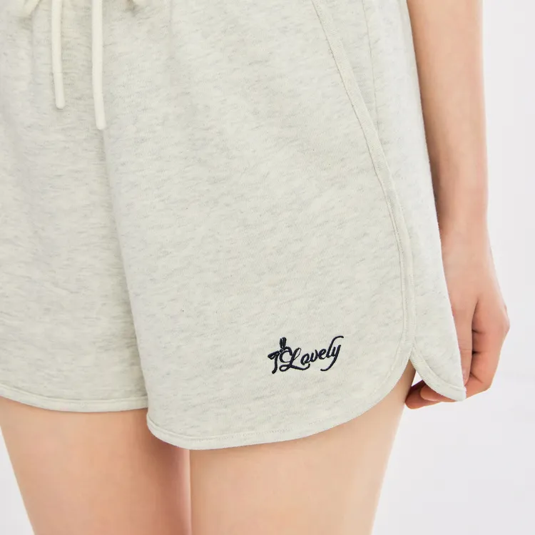 LEDIN Casual Shorts Women's Light Gray-3