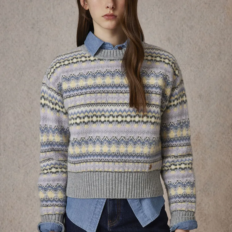 E.land Sweater Women's Light Purple-4