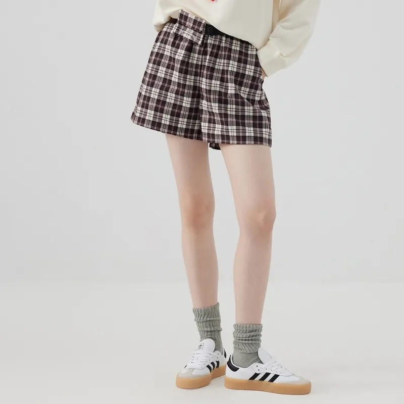 Teenie Weenie x &PACAIN Casual Shorts Women's Burgundy-2