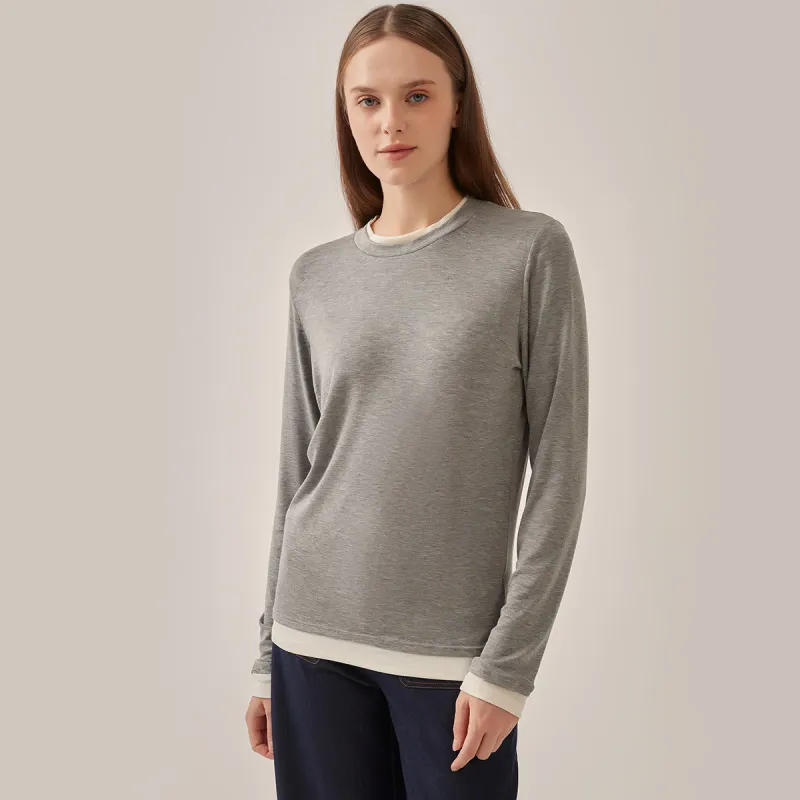 TIANSHAN Knitwear Regular Women's Mica Gray-3