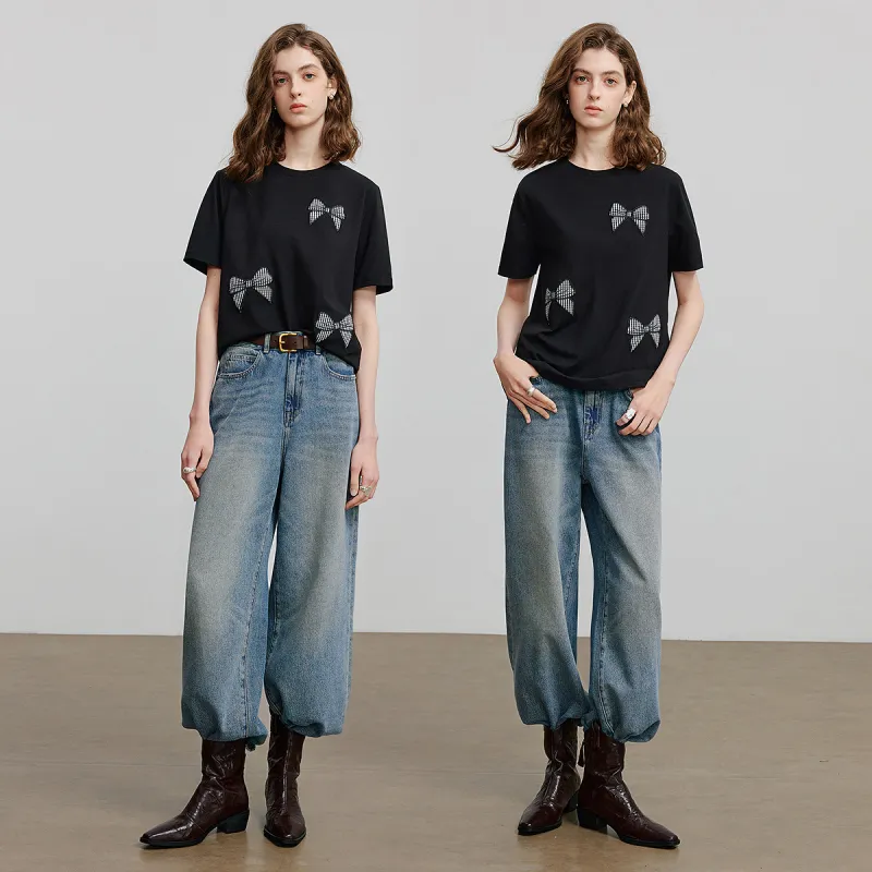 Initial Language T Shirt Women's-3