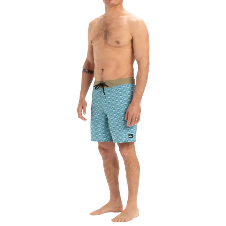 Quiksilver Surfsilk Straight Leg 18 Casual Shorts Men's Blue-5