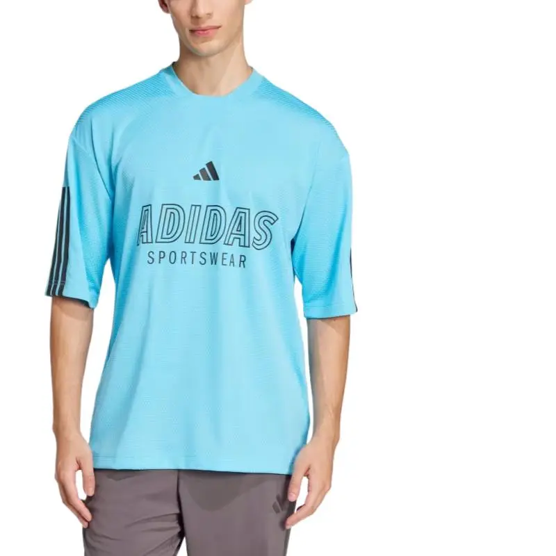 Adidas House Of Tiro T Shirt Men's Blue-1