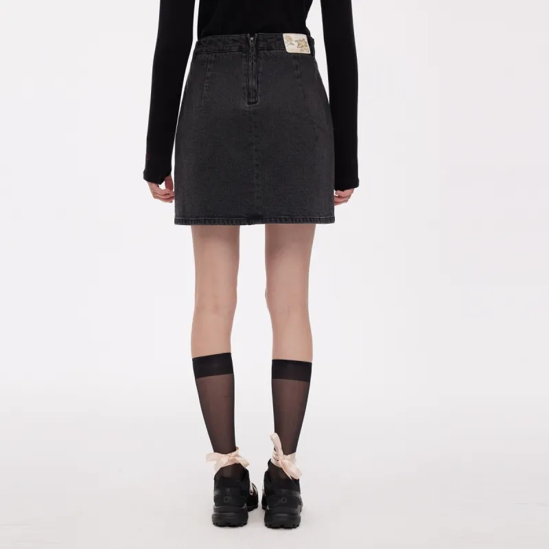 Teenie Weenie Casual Short Skirts Women's Black-4