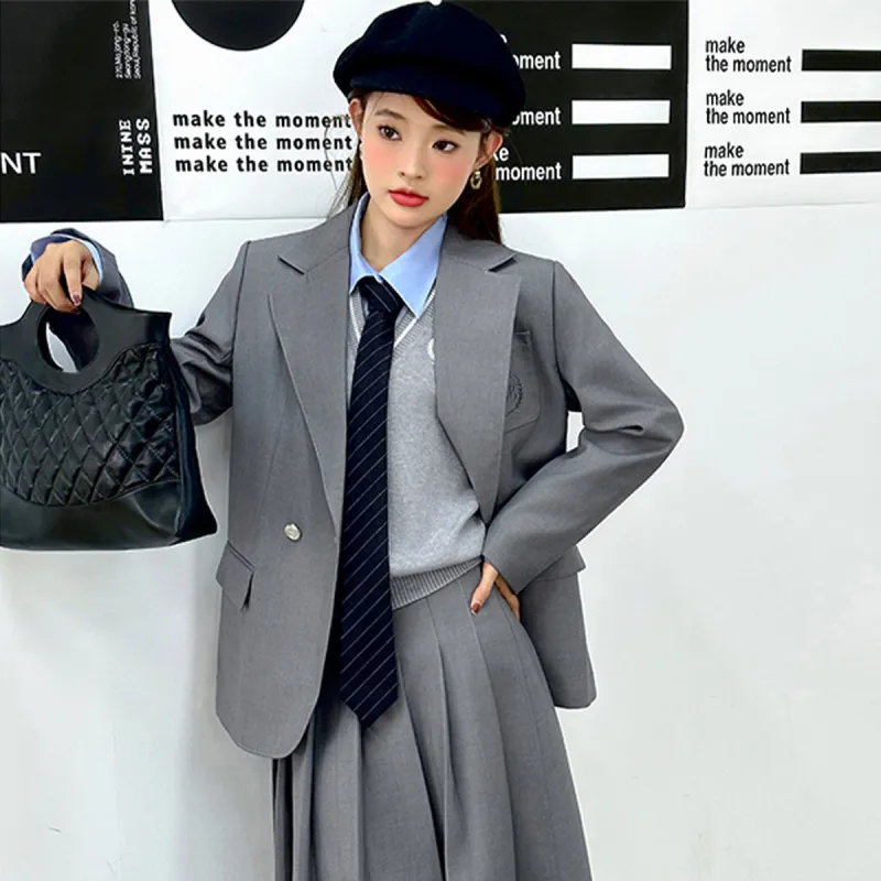 Like The Age Of Water Business Suit Women's Gray-1